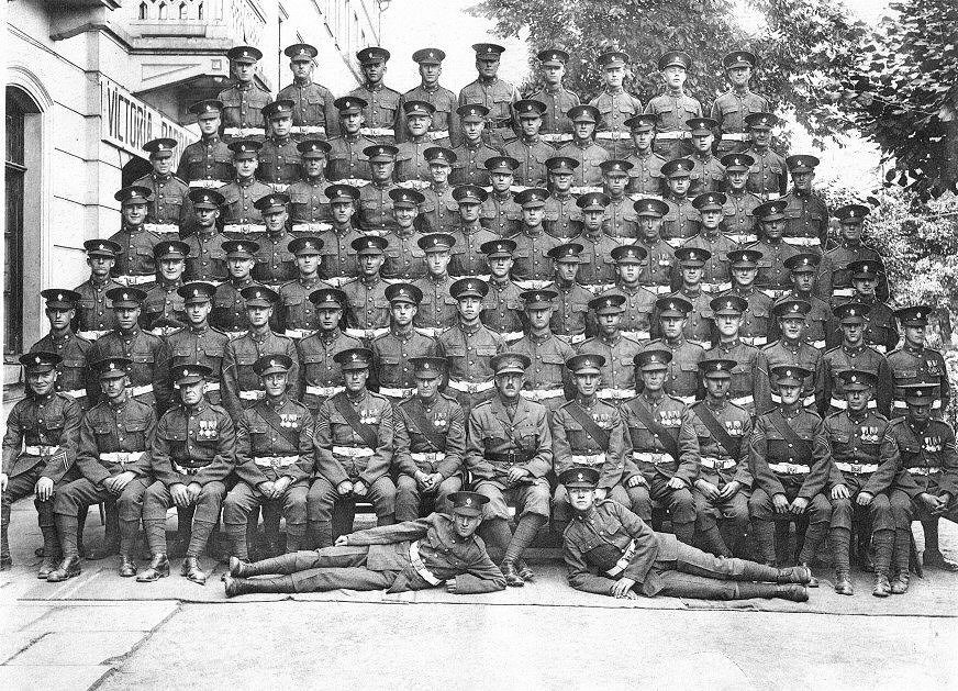 2nd Battalion Worcestershire Regiment - 'A' Company men at Victoria Barracks, Bingen, Germany