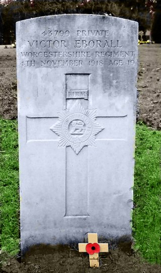 Private Victor Eborall (43799) war grave