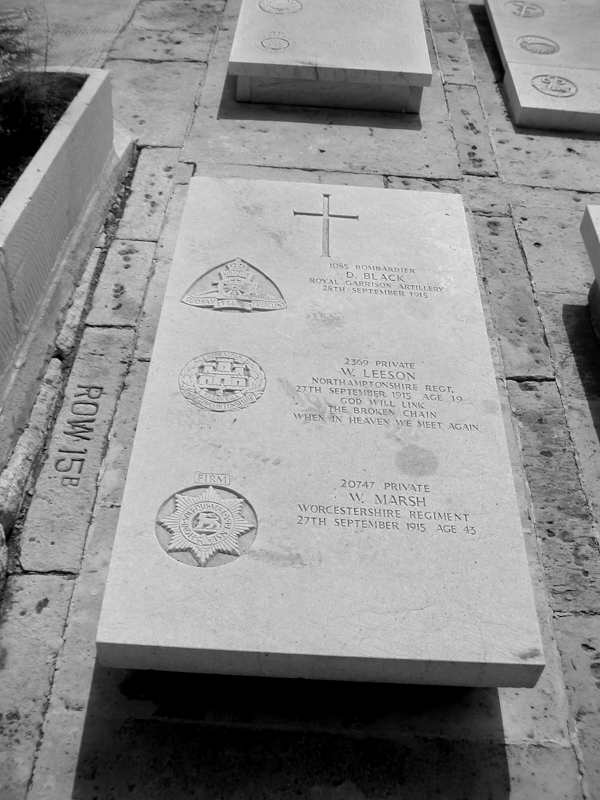 Private William Marsh (20747) war grave