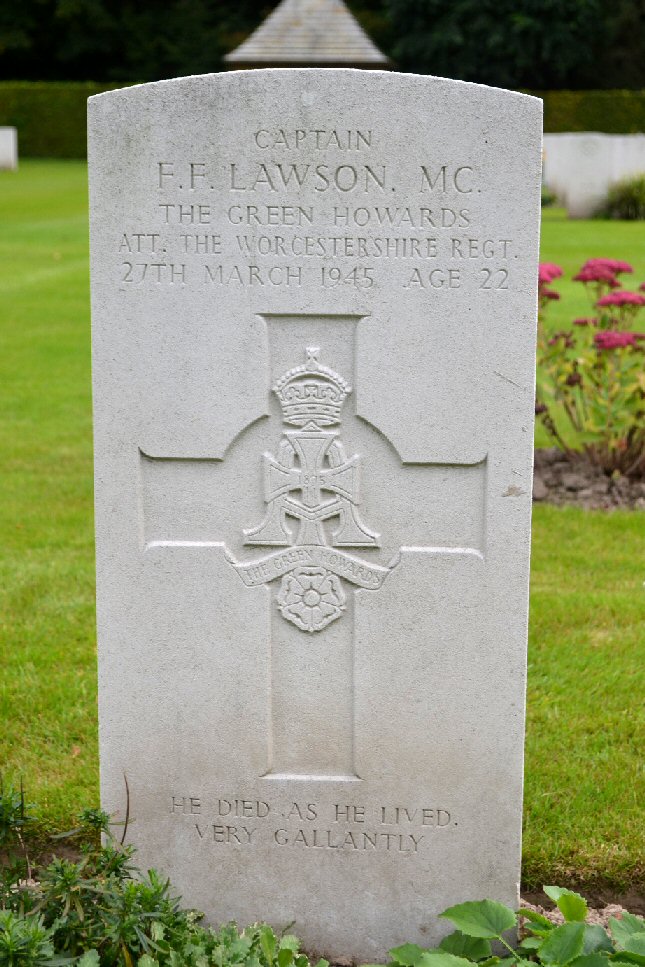 Captain Frederick Fenwick Lawson, M.C. (253007) war grave